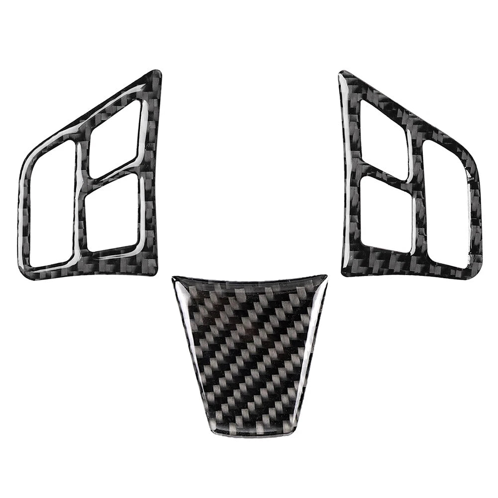 3 Pcs Steering Wheel Cover Trim for BMW 3 Series E90 E91 E92 E93 E95 (2005-2012)
