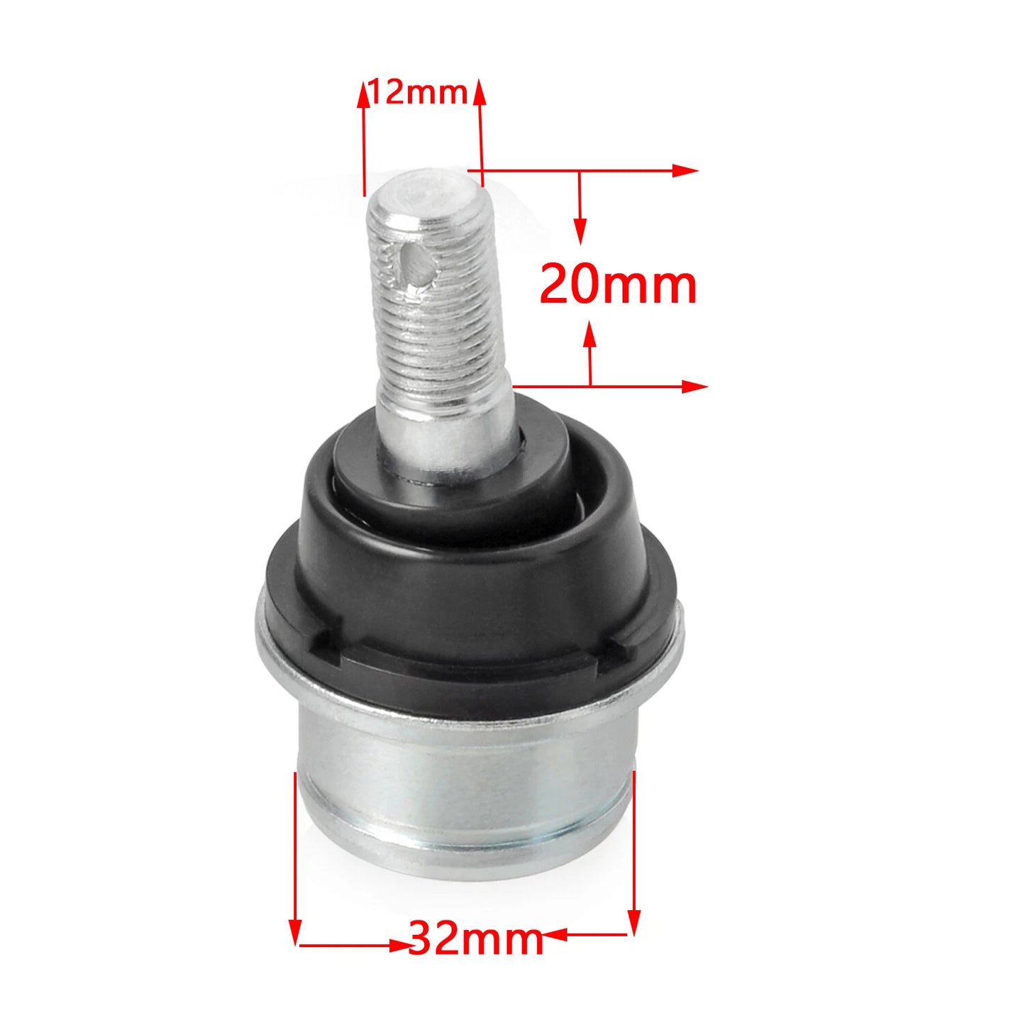 4x Front Lower A-ARM Ball Joint for Honda TRX 300 350 400 420 (1990–2010)