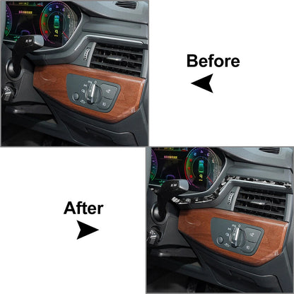 Dashboard Panel Cover Trim Strip for Audi A4 B9 A5 S4 RS4 (2017-2021) 4Pcs