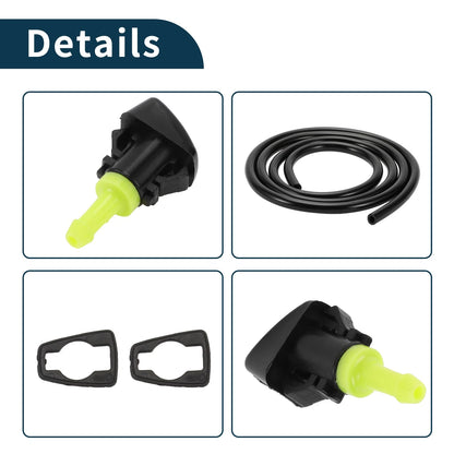 Windshield Washer Nozzle & Fluid Hose for Dodge Grand (2011-2023)