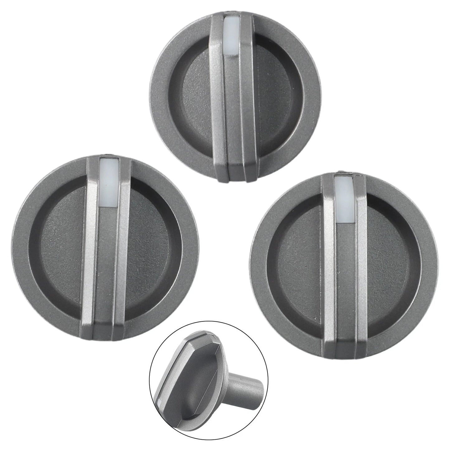 3 x Interior Heater Fan Control Knobs for Ford PJ/PK Mazda BT50 Accessories