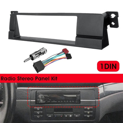1 Din Radio Fascia Frame Wire Adapter for BMW 3 Series (1998-2005)