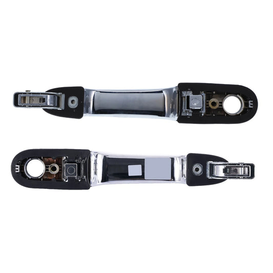2 x Front Left + Right Outer Door Handle Chrome for Hyundai Tucson (2004–2010)