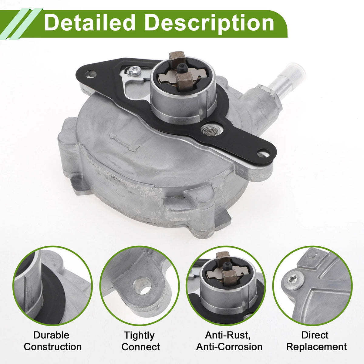 Brake Vacuum Pump for Mercedes-Benz C250 2012-2014 (2712301665)