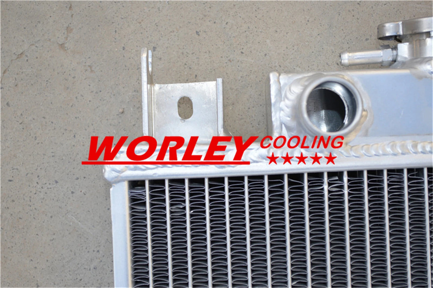 2 x NJ-2ROW Aluminum Radiator + Fan for Suzuki Swift GTI (1989-1994)