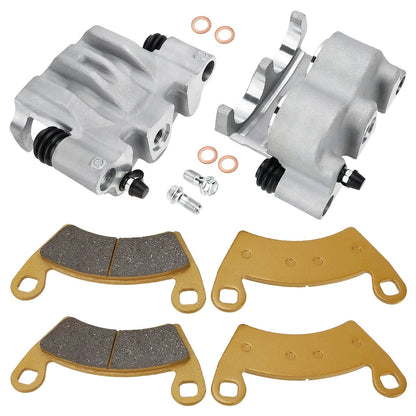 Front Brake Calipers & Pads / for Polaris Ranger Crew XP 900 1000 (2017–2019)