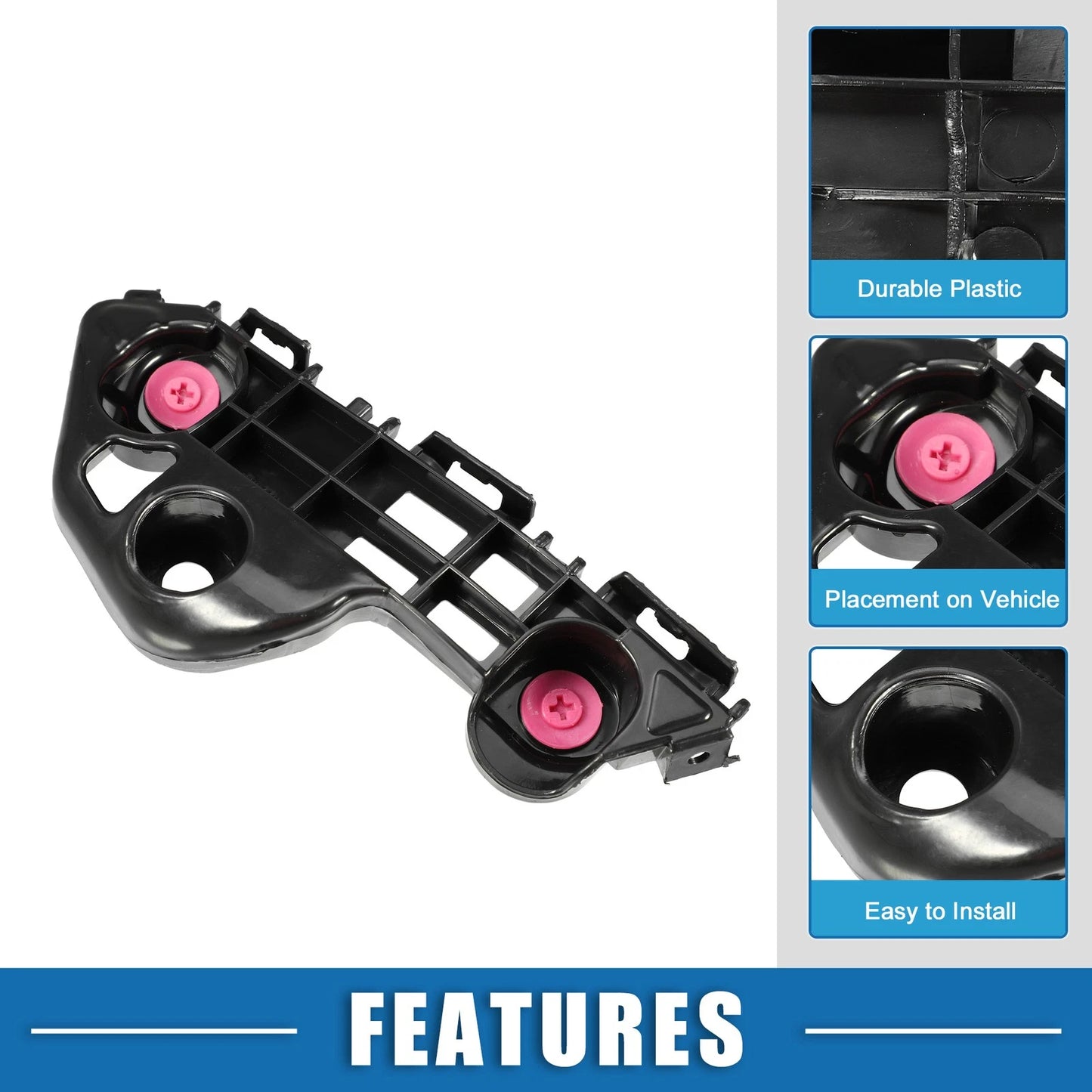 Left Driver Side Bumper Bracket Replacer for Toyota Camry (2018–2021)
