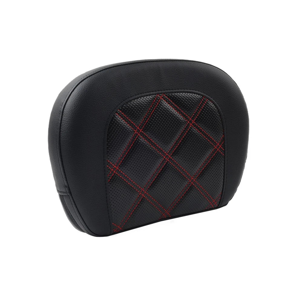 Rear Passenger Sissy Bar Black Backrest Pad for Harley Street Glide (2014-2023)