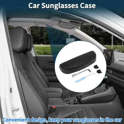 Sunglasses Case for Mini Cooper F56 2014-2018 ABS Black 1 Set