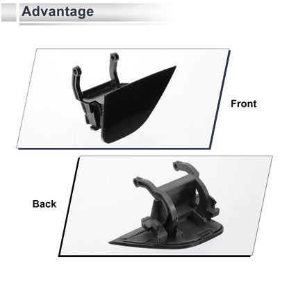 Bumper Headlight Washer Nozzle Cover for BMW 750i (2016-2020) Black