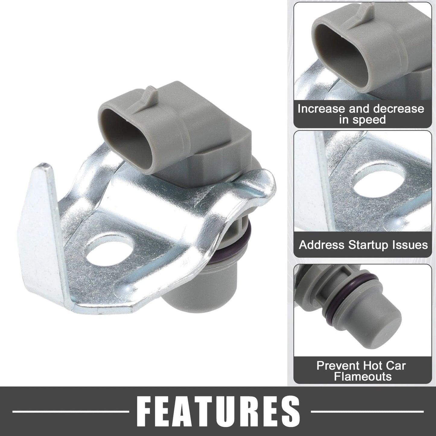 Camshaft Position Sensor for Ford E-350 7.3L (1995-2002) - Gray Silver Tone