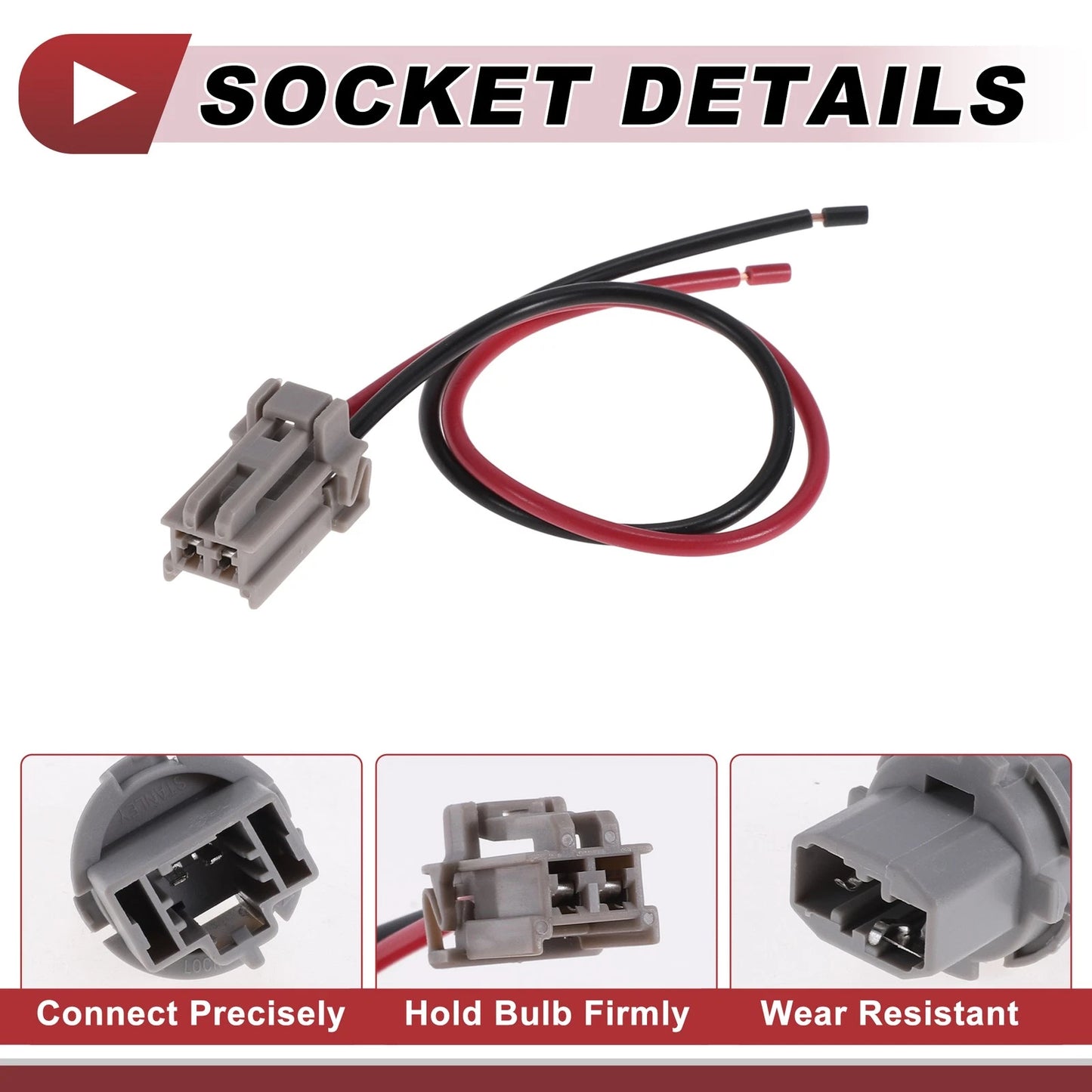 Tail Lamp Brake Light Socket Wiring for Honda Accord (2005-2017)