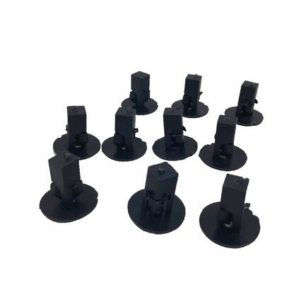 10 x Screw Mounting Grommet Trim Clips for Toyota (Fits Wheelarch & Bumper)