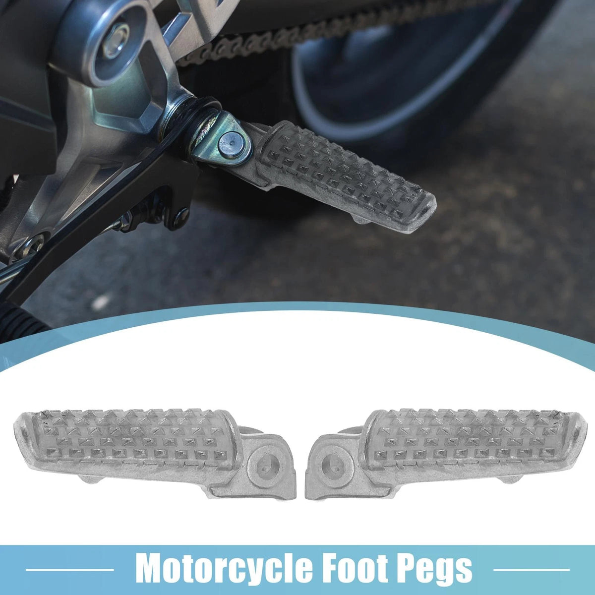 8mm Metal Motorcycle Footrest Footpeg for Honda Bike
