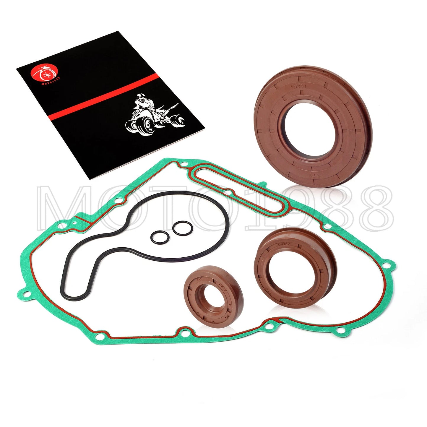 Water Pump Seals Impeller Rebuild Kit for Polaris Ranger RZR Sportsman 700 800 (2005–2014)
