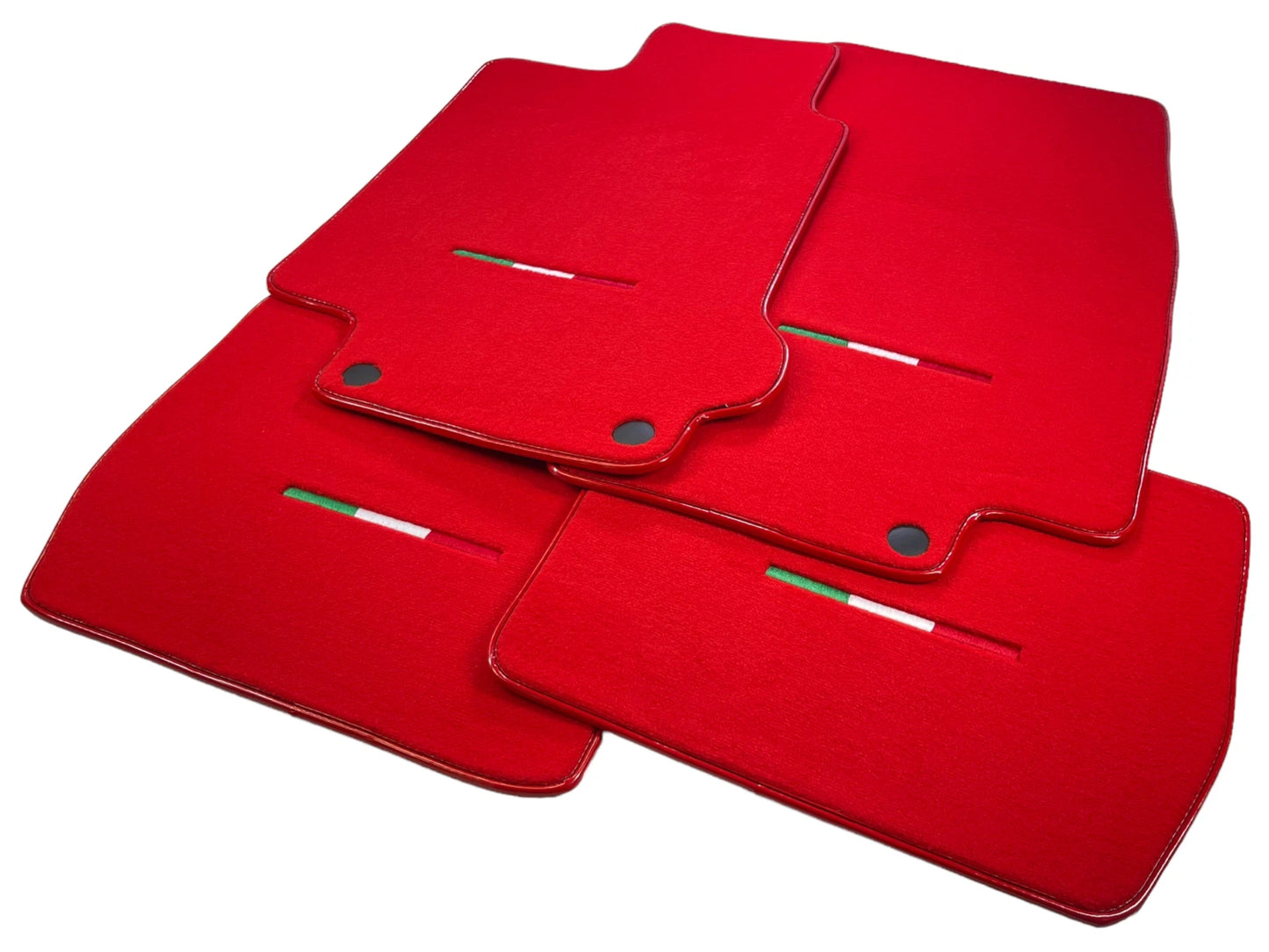 Premium Red Floor Mats for Maserati Granturismo (2008-2020)