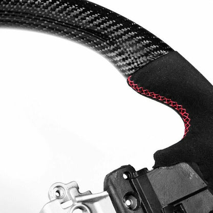 Steering Wheel Carbon Suede for Subaru Impreza Forester Legacy