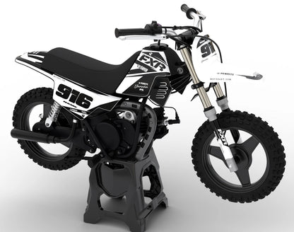 Yamaha PW 50 Pee Wee 50 BURN STYLE Decal Sticker Kit