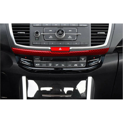 Red Carbon Fiber Center Console Cover for Honda Accord (New)