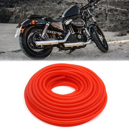 17M Long 5mm Inner Dia Petrol Hose Oil Fuel Line Tube for Motorcycle Scooter