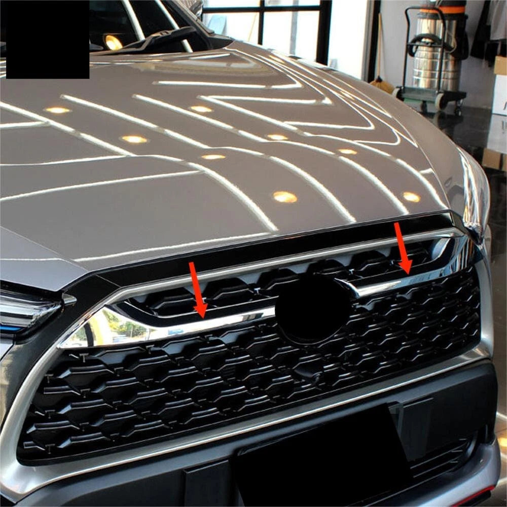 Grille Lid Cover Trim for 2020-2023 Toyota Corolla Cross Chrome