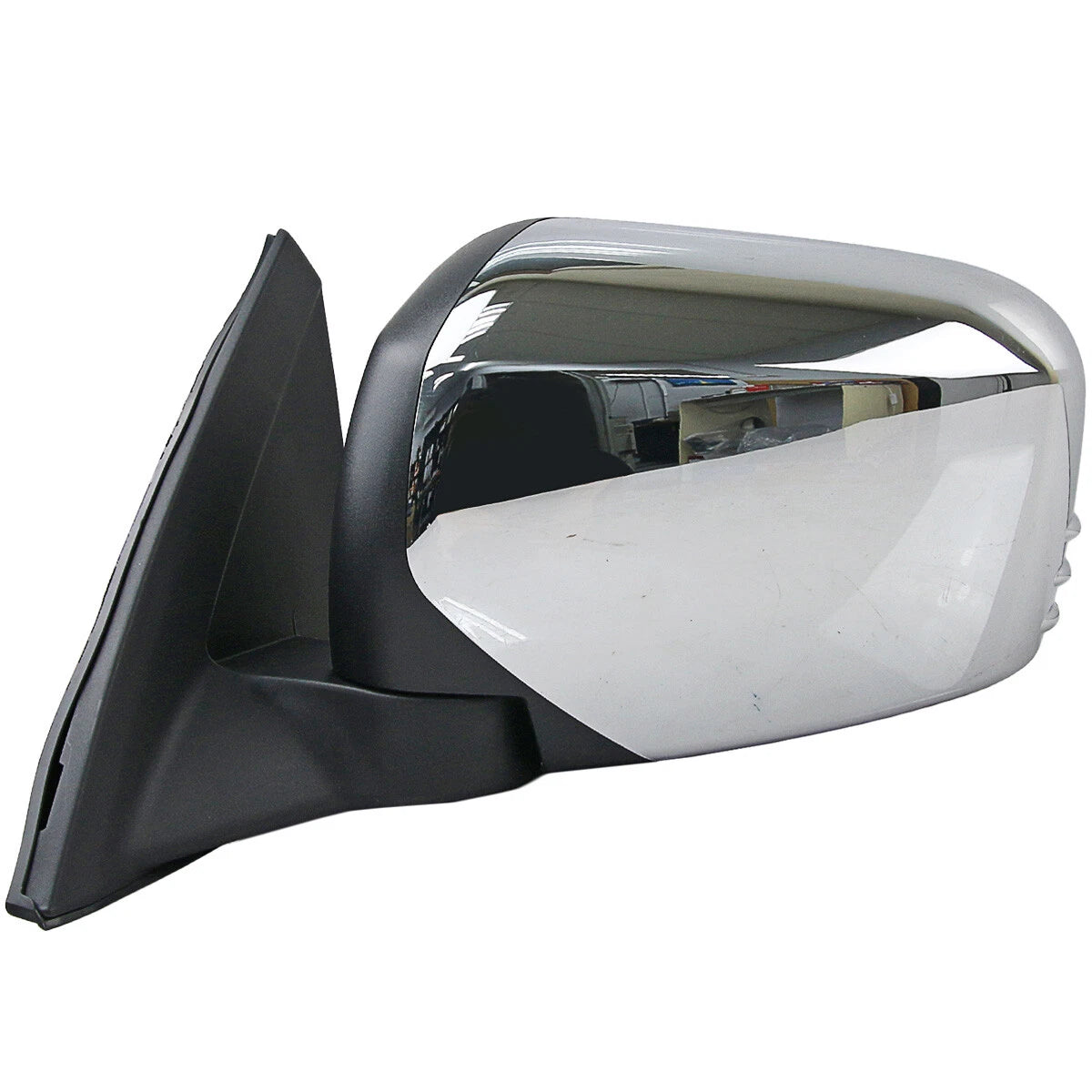 Left Chrome Electric Door Side Mirror 3P for Mitsubishi Triton ML MN (2005-2014)