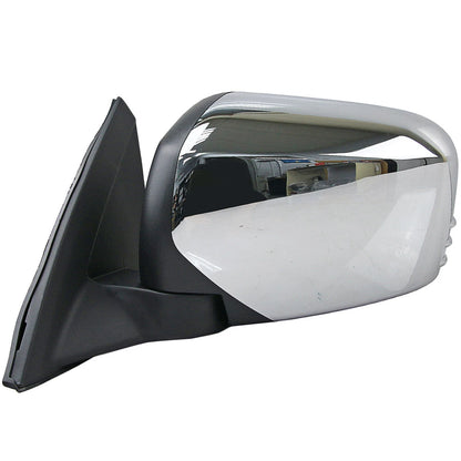 Left Chrome Electric Door Side Mirror 3P for Mitsubishi Triton ML MN (2005-2014)