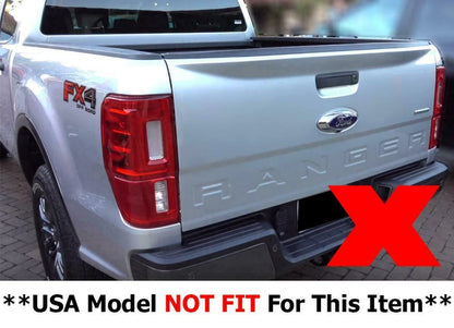 2 x Black Matt Tail Light Covers for Ford Ranger Px(2012-2015)