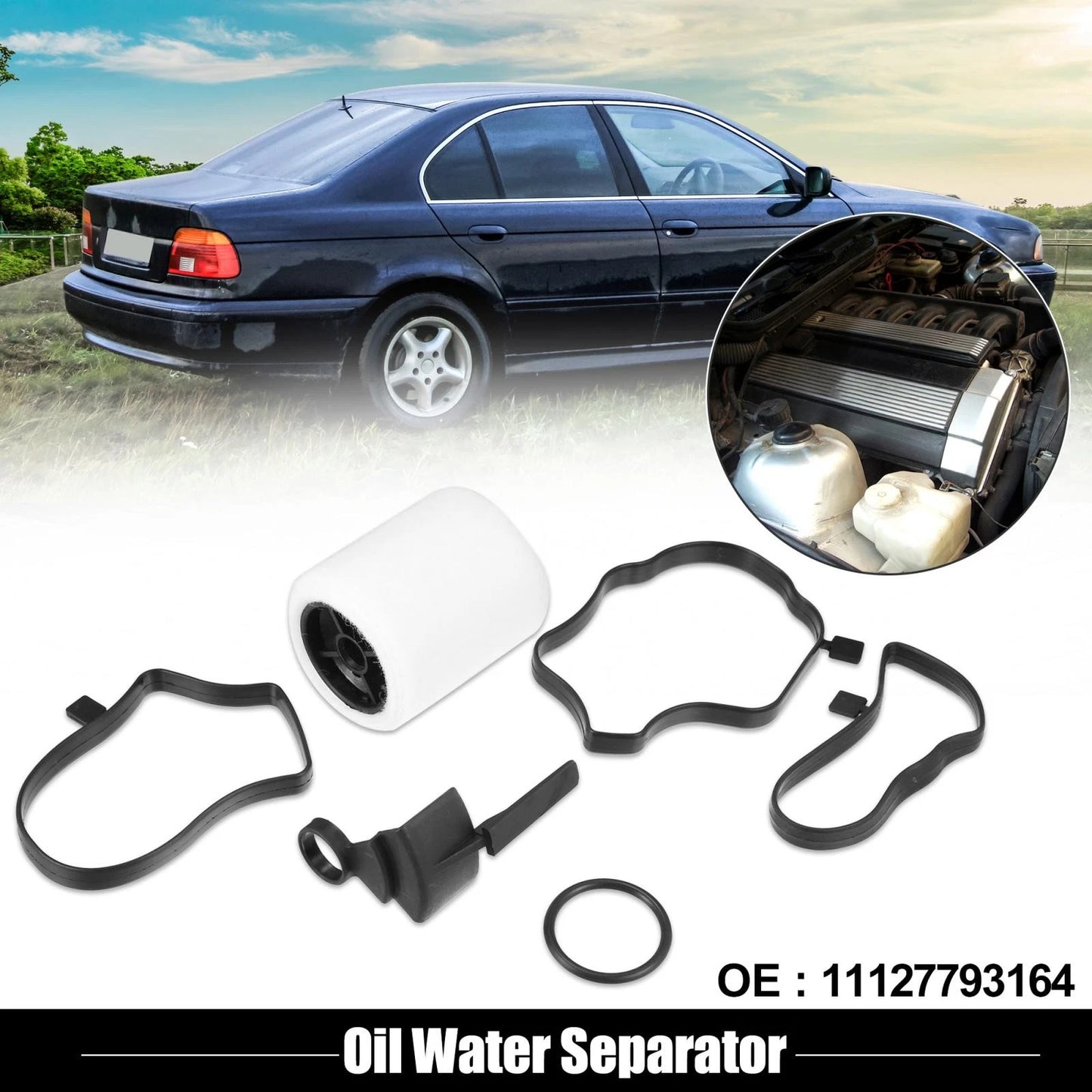 Crankcase Oil Water Separator Kit for BMW E81 E87 E46 E90 (2000-2013)
