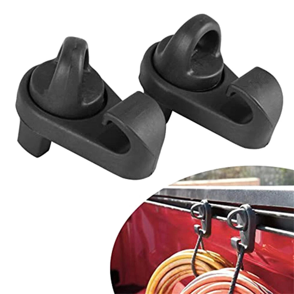 4x Truck Bed Tie Down Hooks for Toyota Tacoma Tundra (2005-2023)
