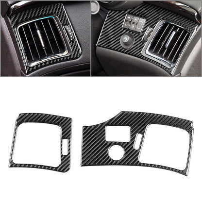Carbon Fiber Side Air Vent Cover Trim for Cadillac CTS (2008-2013)