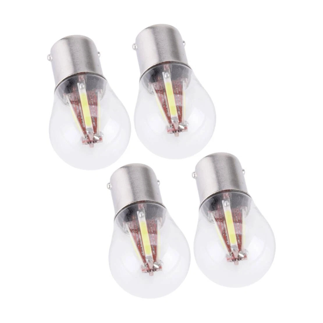 4 x 1156 BA15S COB Tail Brake Turn Signal Reverse Light Bulbs for Car