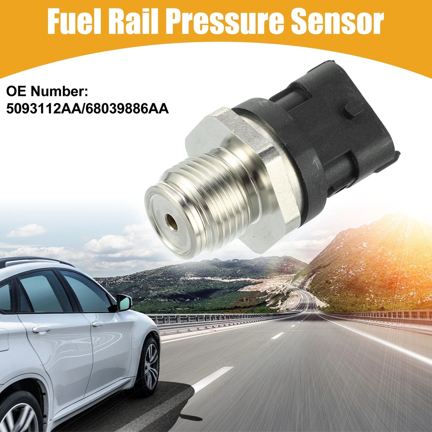 5.9L Fuel Rail Pressure Sensor for Dodge Ram 2500 (2003 - 2010)