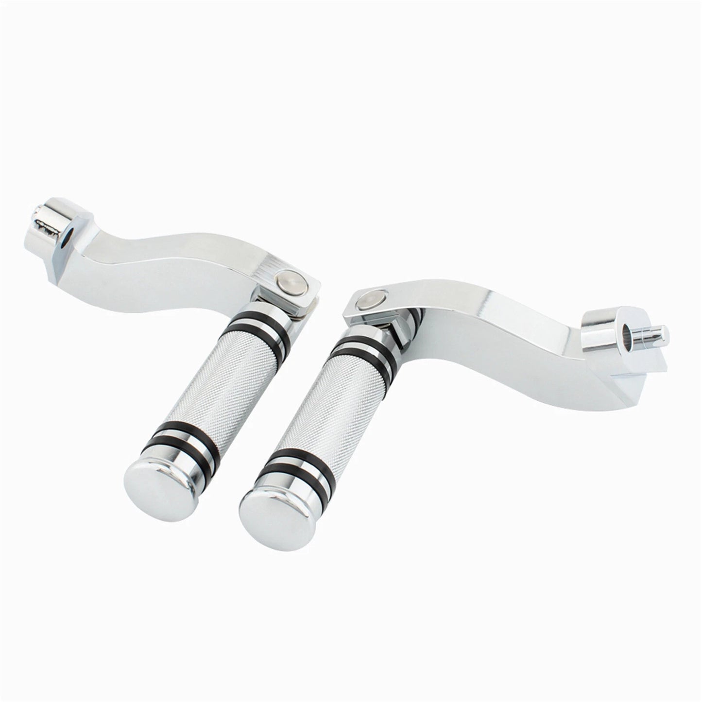 Chrome Rear Foot Pedals Bracket Mount Kit for Harley Davidson Touring (1993-2023)