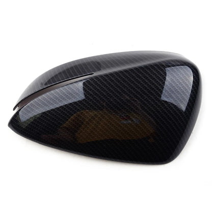 Carbon Fiber Style Mirror Cap Covers L+R for Mazda CX-5, CX-4, CX-3 (2012-2023)