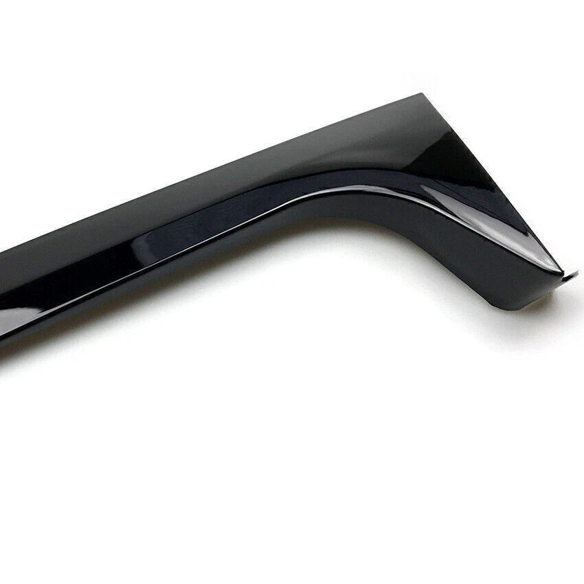 2 x Car Window Side Spoiler Trims for Audi A6 C7 Allroad (2012-2018)