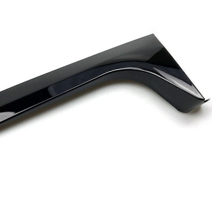 2 x Car Window Side Spoiler Trims for Audi A6 C7 Allroad (2012-2018)