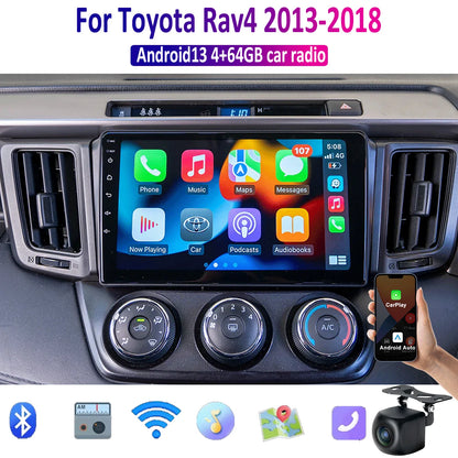 9'' Car Stereo Radio Head Unit for Toyota Rav4 (2013-2018)