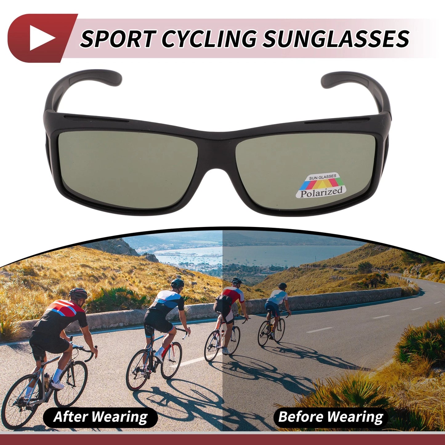 1 Pc Motorcycle Goggles Lens Black Frame Tri-acetel Cellulose for Make Model