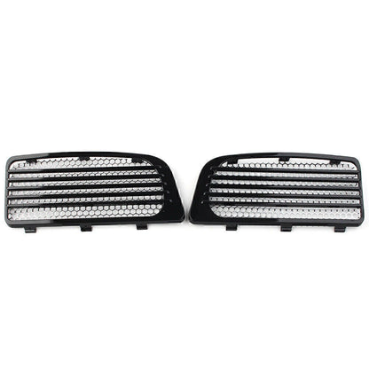Black Lower Fairing Radiator Screen Guard Grills for Harley Touring (14-20)