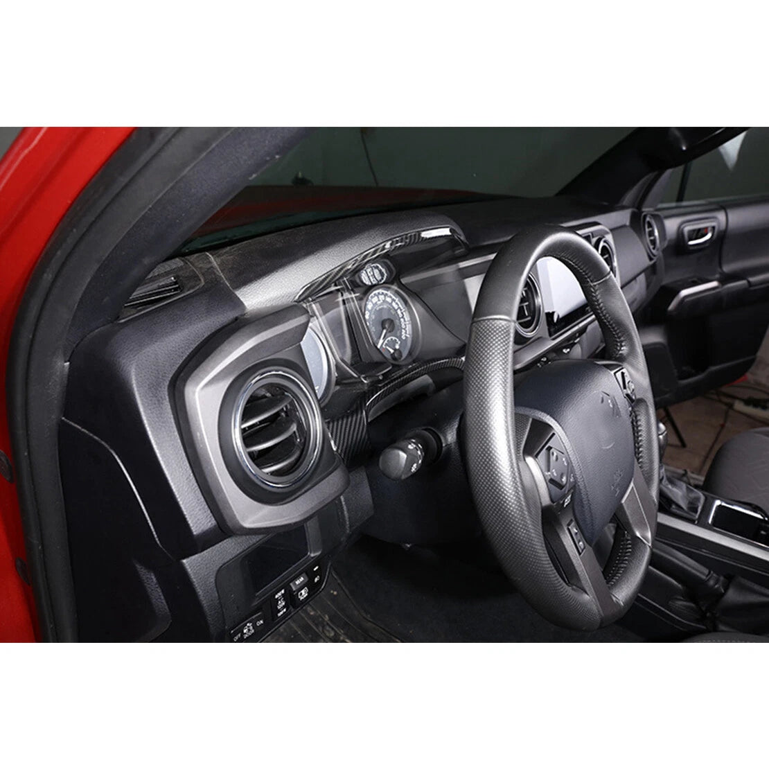 Carbon Fiber Dashboard Cover for Toyota Tacoma (2016-2020)