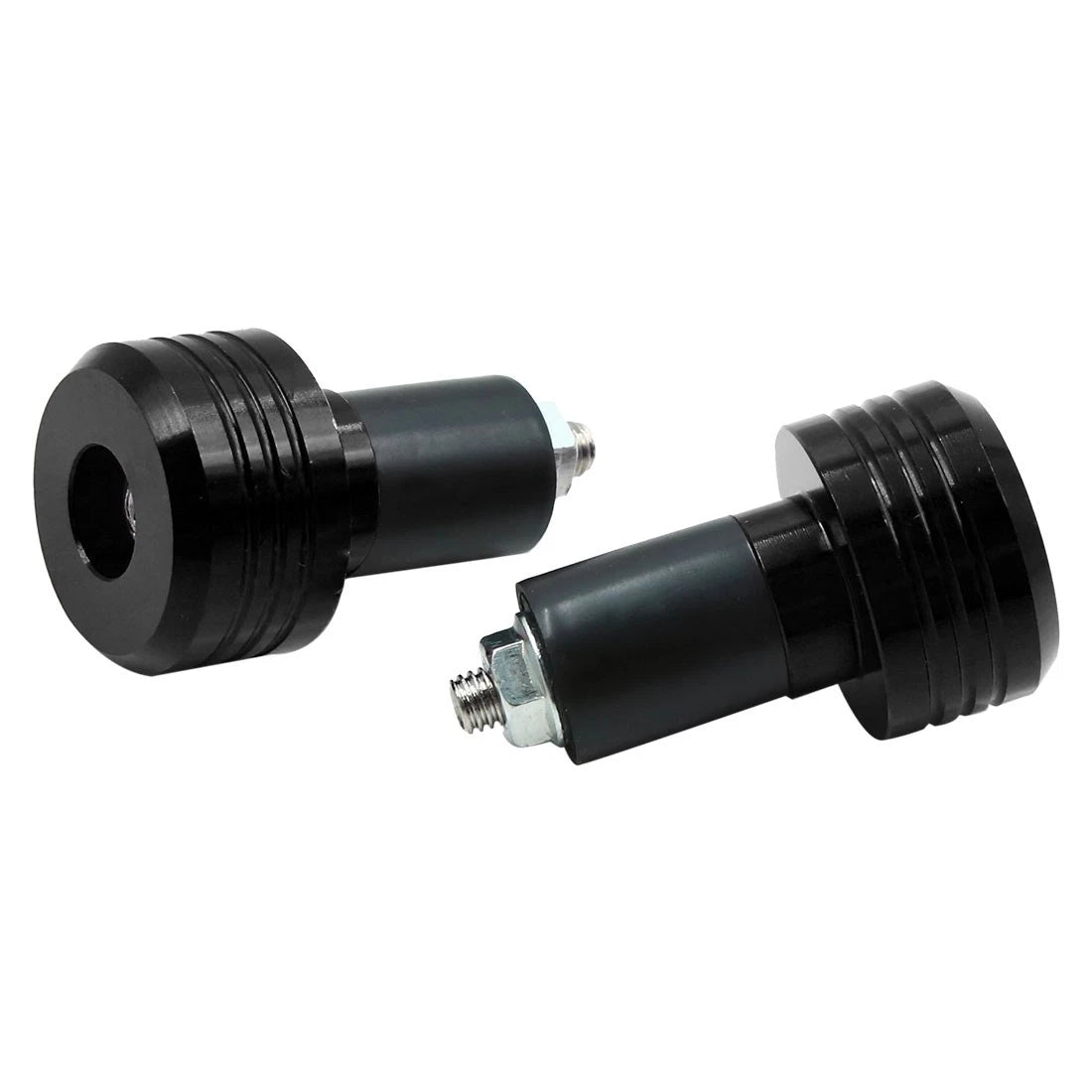 2 x Handlebar Bar End Cap Slider Cover for Universal Motorcycle