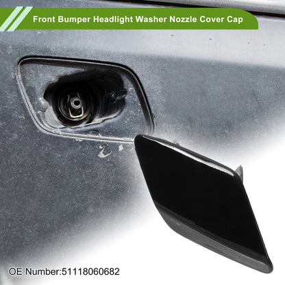 Front Right Washer Nozzle Cover for BMW 428i 2014-2016 Black