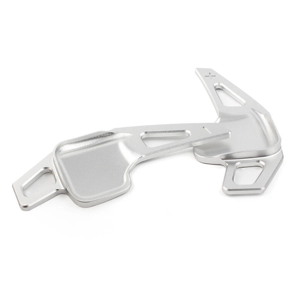 Silver Steering Wheel Shift Paddle Extension for BMW 3 5 Series (2012-2019)
