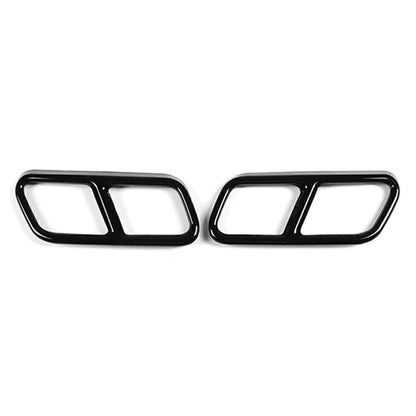 Muffler Tip Tail Pipe Cover Trim for Benz S Class W221 W222 (2010-2017)