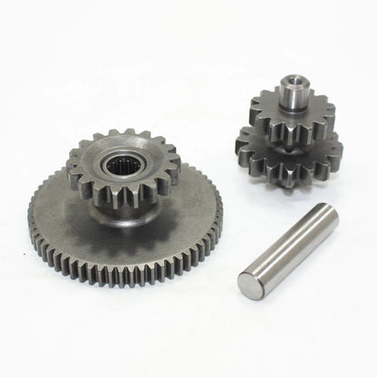 Starter Motor Sprocket Gears Set for CG125 150cc 250cc PIT Quad Dirt Bike ATV