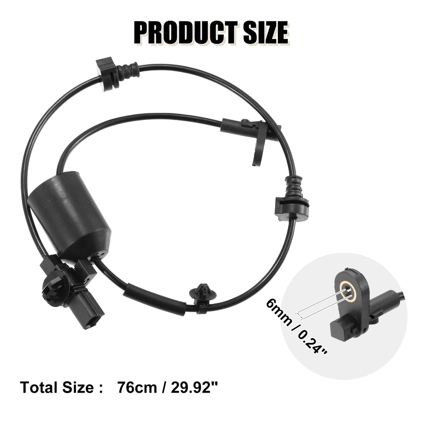 ABS Wheel Speed Sensor for Honda Fit (2015-2019) - 1 x Rear Right Sensor