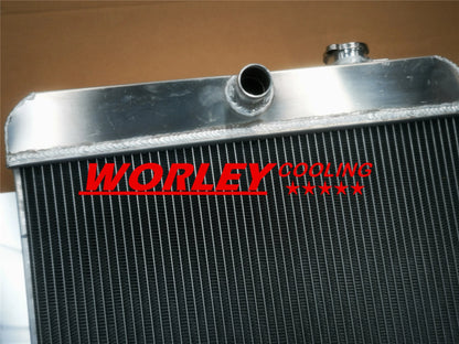 44mm Aluminum Radiator for Chevy Pickup Truck V8 (1955-1959)