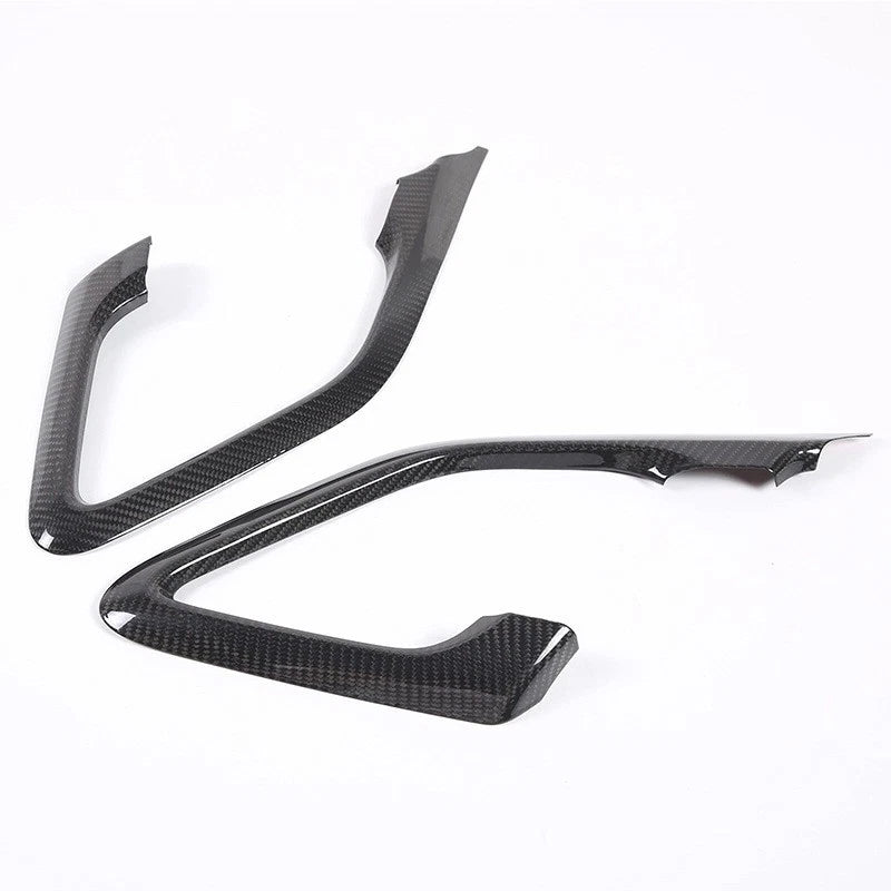 100% Carbon Fiber Interior Door Handle Frame Cover For Nissan GTR R35 2008-2016