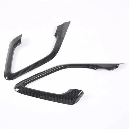100% Carbon Fiber Interior Door Handle Frame Cover For Nissan GTR R35 2008-2016